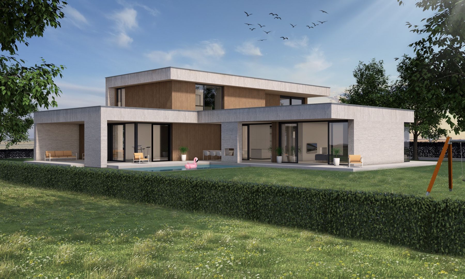 Ontwerp voor villa in België - , Engelman Architecten