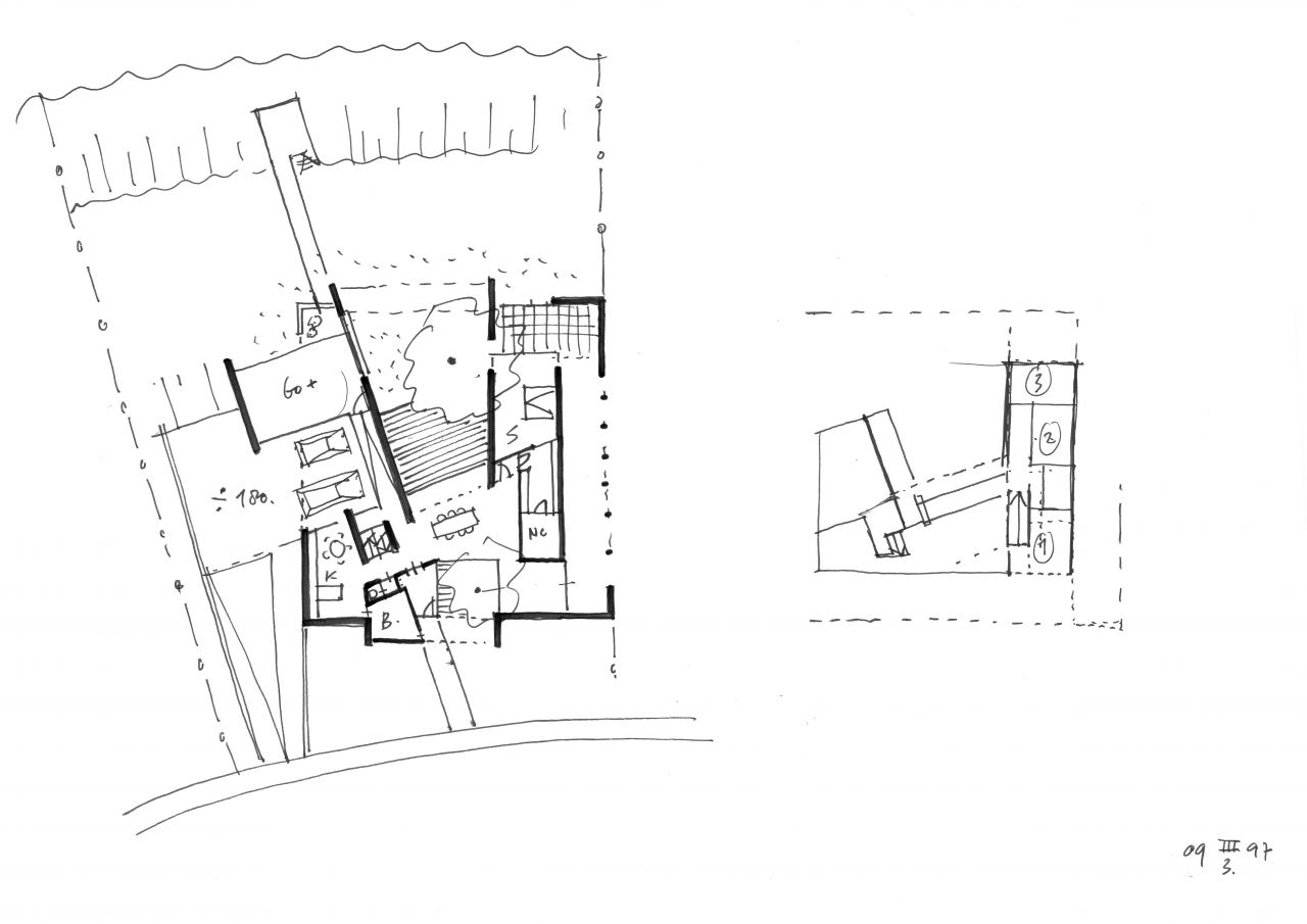 plattegrond moderne villa architectuur nederland limburg engelman architecten 